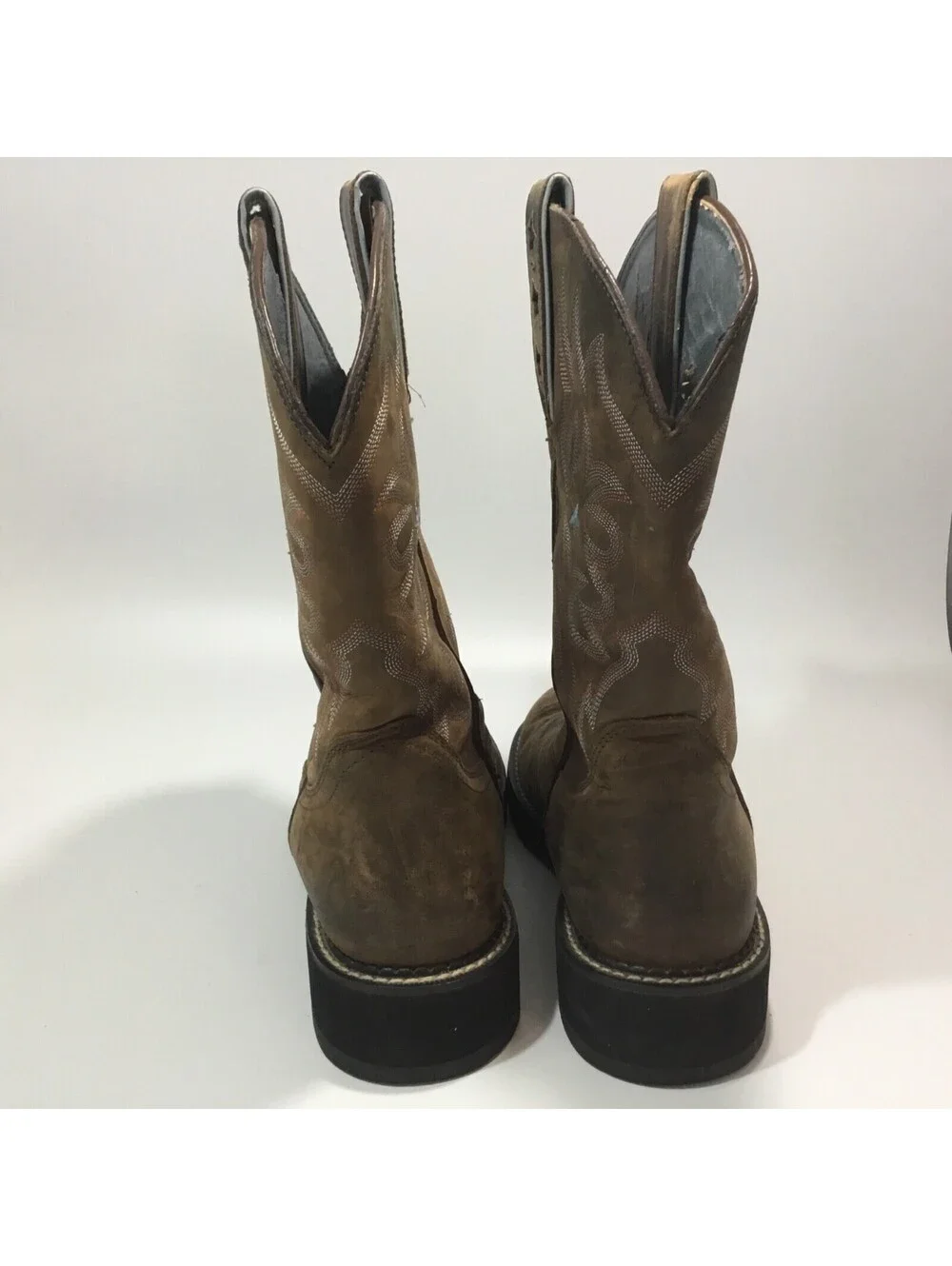 ARIAT Roper Boots Star Womens Sz 8B Western Cowgirl Work Ranch Roper